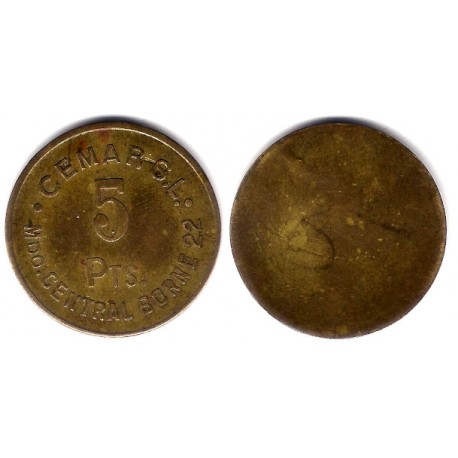 Cemar, SL. Borne. 5 Pesetas (MBC)