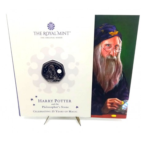 Gran Bretaña. 2023. 50 Pence (SC) Albus Dumbledore