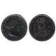 Isabel II. 1858. 25 Céntimos de Real (MBC+) Ceca de Segovia