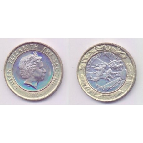 (137) Islas Malvinas. 2004. 2 Pounds (SC)