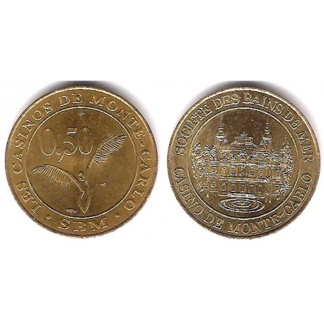 Casino Monte-Carlo. Ficha 0,50 (EBC+)