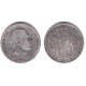 Alfonso XII. 1881. 20 Centavos de Peso (MBC-) (Plata) Ceca de Manila