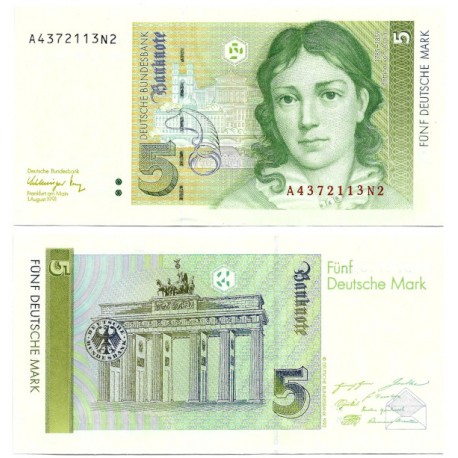 (37) Alemania. 1991. 5 Mark (SC)