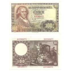 [1948] Billete de 100 Pesetas (EBC). Serie E.