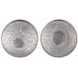 Países Bajos. 2006. 5 Euro (SC) (Plata) Australia 1606-2006