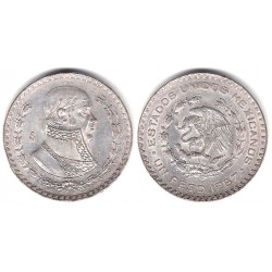(459) Estados Unidos Mexicanos. 1967. 1 Peso (MBC) (Plata)