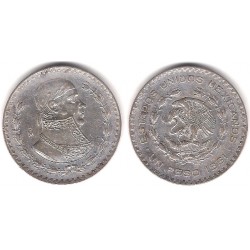 (459) Estados Unidos Mexicanos. 1961. 1 Peso (MBC) (Plata)