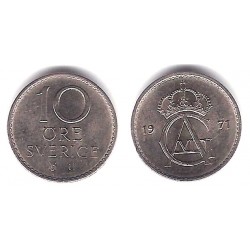 (835) Suecia. 1971. 10 Ore (MBC)