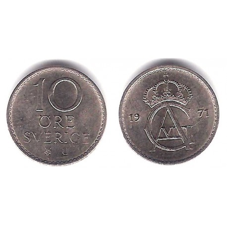 (835) Suecia. 1971. 10 Ore (MBC)