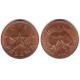 (13) Ghana. 1967. 1 Pesewa (MBC+)