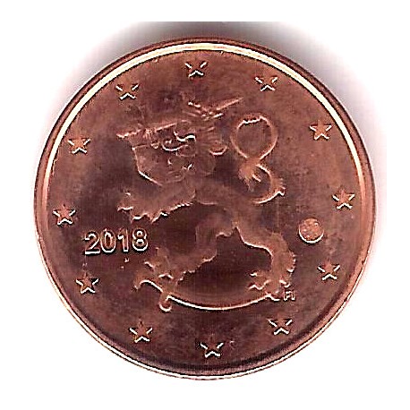 Finlandia. 2018. 1 Céntimo (SC)