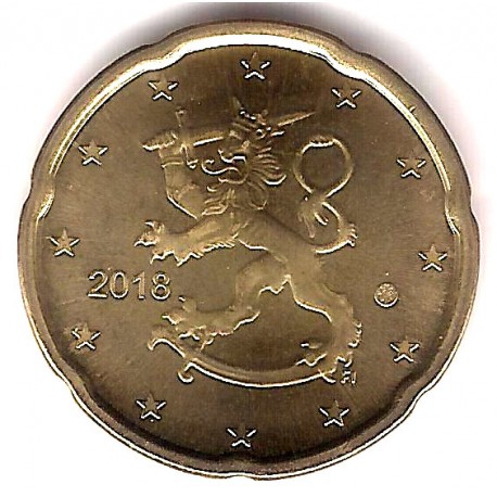 Finlandia. 2018. 20 Céntimos (SC)