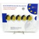 Alemania. 2012(ADFGJ). 2 Euro (Proof) X Aniversario del Euro. CARTERA