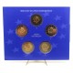 Alemania. 2012(ADFGJ). 2 Euro (Proof) X Aniversario del Euro. CARTERA