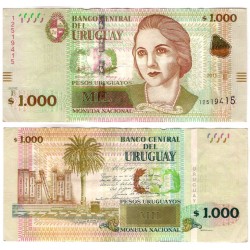 (98) Uruguay. 2015. 1000 Pesos (MBC)