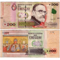 (96) Uruguay. 2019. 200 Pesos (MBC)