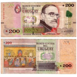 (96) Uruguay. 2019. 200 Pesos (MBC)