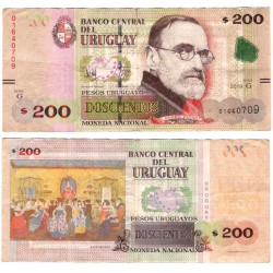 (96) Uruguay. 2019. 200 Pesos (BC+)