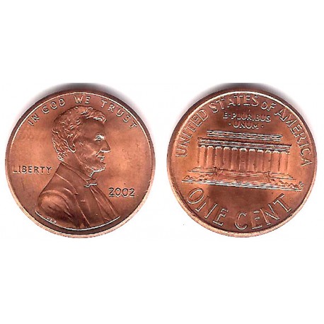 (201b) Estados Unidos de América. 2002. 1 Cent (SC)