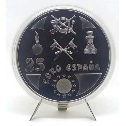 INVERSIÓN PLATA. Cincuentín. 1998. 25 Euro (Proof) (Plata) 168,75 gr. de .925 Milésimas