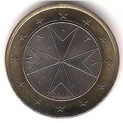 Malta. 2008(F). 1 Euro (SC)