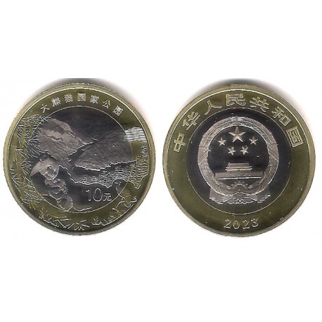 China. 2023. 10 Yuan (SC) Parque Nacional del Panda