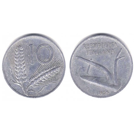 (93) Italia. 1955. 10 Lira (MBC)
