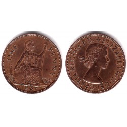 (897) Gran Bretaña. 1967. 1 Penny (EBC)