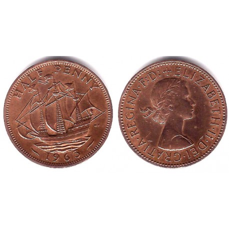 (896) Gran Bretaña. 1963. Half Penny (MBC)