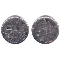 (170) Bélgica. 1991. 1 Franc (MBC+)