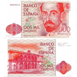 España. 1980. 2000 Pesetas (SC-) Sin Serie