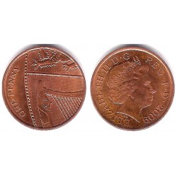 (1107) Gran Bretaña. 2009. 1 Penny (EBC)