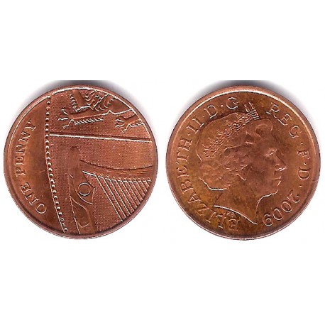 (1107) Gran Bretaña. 2009. 1 Penny (EBC)