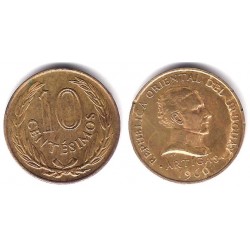 (39) Uruguay. 1960. 10 Centesimos (MBC)