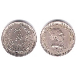 (33) Uruguay. 1953. 2 Centesimos (MBC)