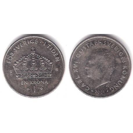 (894) Suecia. 2001. 1 Krona (MBC)