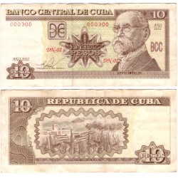 (117m) Cuba. 2012. 10 Pesos (MBC)