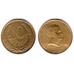 (36) Uruguay. 1960. 10 Centesimos (EBC)