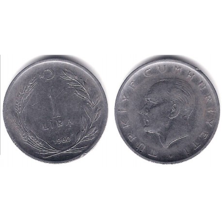 (889a.1) Turquía. 1960. 1 Lira (MBC-)