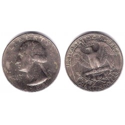 (A192) Estados Unidos de América. 1984(P). Quarter Dollar (MBC)