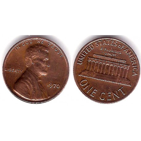 (201) Estados Unidos de América. 1970. 1 Cent (BC)