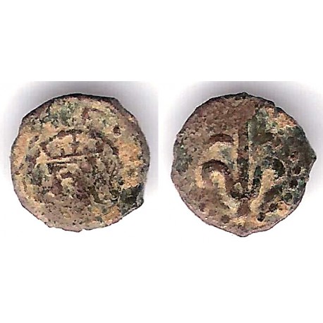 Felipe III/IV. Sin Fecha. Dinero (BC) Ceca de Lérida