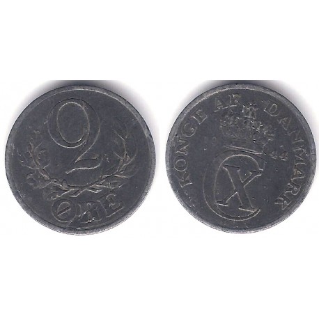 (833a) Dinamarca. 1944. 2 Ore (MBC)