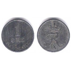 (839.2) Dinamarca. 1956. 1 Ore (MBC)