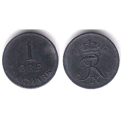 (839.2) Dinamarca. 1967. 1 Ore (MBC)
