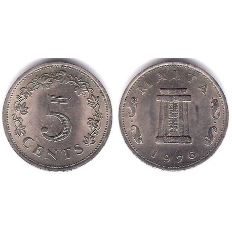 (10) Malta. 1976. 5 Cents (SC)