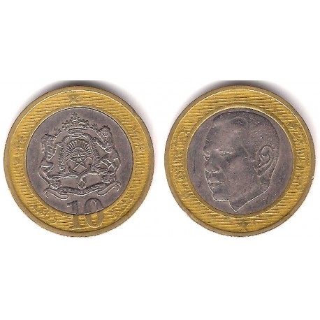 (Y110) Marruecos. 2002. 10 Dirhams (MBC)