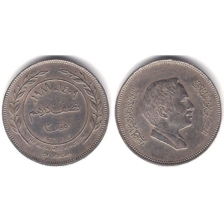 (39) Jordania. 1989. 50 Fils (MBC)