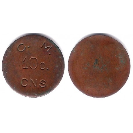 Cooperativa Masnou. CNS. 10 Céntimos (MBC)