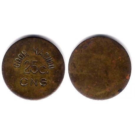 Cooperativa Masnou. CNS. 25 Céntimos (MBC)